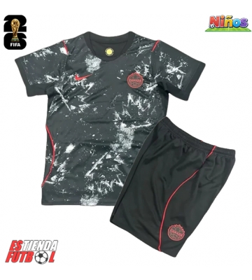 Canadá Segunda Equipación Niños Mundial 2026 Manga Corta (+ Pantalones cortos)